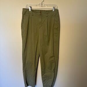 a new day Olive Green Pleated Trousers